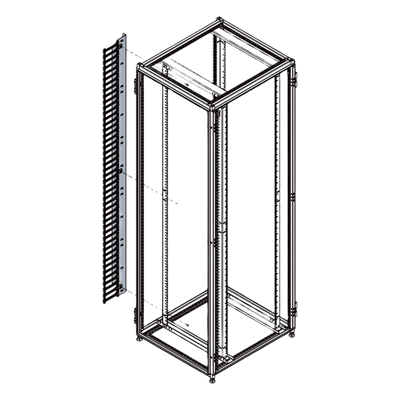 PS1CM218 - Hoffman Organizador Vertical de Cables / 45 UR / 2 m (6.6 ft) PS1CM218