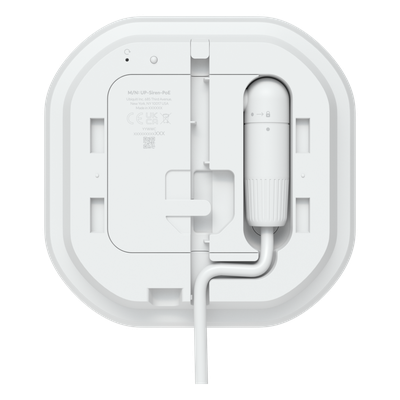UP-SIREN-POE - Sirena IP PoE / Alarma 110 dB / Iluminación LED de Emergencia / IP56 / PoE 802.3af / -30°C a 50°C (-22°F a 122°F)