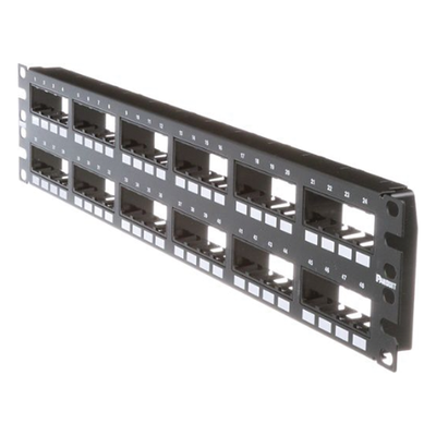 CPP48FMWBLY - Panduit Panel de Parcheo Modular / 48 Puertos / 2UR CPP48FMWBLY