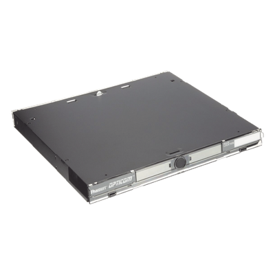 FRME1U - Panduit Panel de Distribución de Fibra Óptica, Acepta 3 Placas FAP o FMP, Bandeja Deslizable