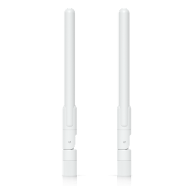 UACC-UK-ULTRA-OMNI-ANTENNA-AO - Par de Antenas Omnidireccionales / Doble Banda / 2.4 GHz 3 dBi / 5 GHz 4 dBi / IPX6 / 6.1 x 0.6 x 0.6 pulgadas