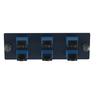FAP6WBUSCZ - Panduit Placa Acopladora de Fibra Óptica / 6 Conectores SC Simplex / Monomodo OS1/OS2