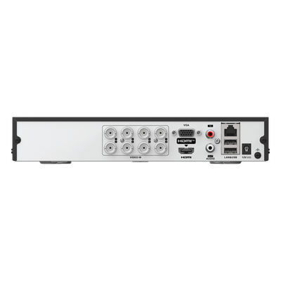 DVR-208Q-M1/T - HiLook by HIKVISION DVR Pentahíbrido / 8 Canales TurboHD + 4 Canales IP / 5 Megapixel Lite
