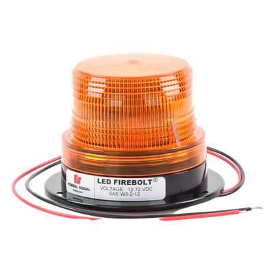 22025002 - Estrobo ámbar FIREBOLT PLUS de tecnología LED, 12-72 Vcc