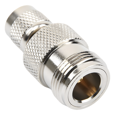 RFU-620 - Rf Industries,Ltd Adaptador en Línea, de Conector Mini-UHF Macho a N Hembra, Níquel/ Oro