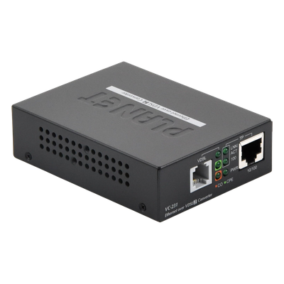 VC-231 - Convertidor de Medios / VDSL2 / RJ-45 / RJ-11 / POTS / 6.6W / Larga Distancia