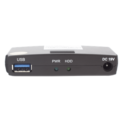 XMRREADER - Lector Externo de Disco Duro / USB 3.0 200 Mbps / USB 2.0 40 Mbps / Aluminio / -10°C a 70°C / 12VDC 1A