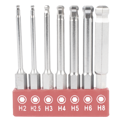 PST-C01-004 - Precision Juego de Puntas Hexagonales / 7 Medidas Métricas / 2 a 8 mm PST-C01-004