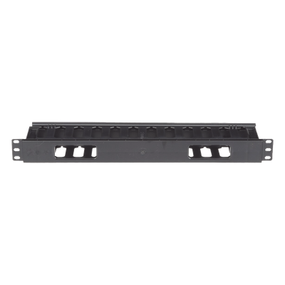 WMPFSE - Organizador de Cables Horizontal / 1UR / 19 pulgadas (483 mm) / Solo Frontal / Gestión Coaxial, Fibra y Categoría 5e/6