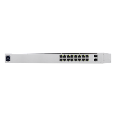 USW-16-POE - Switch Ubiquiti USW-16-POE 16 Puertos 8 Puertos PoE 802.3af/at 8 Puertos Gigabit 2 Puertos 1Gbps SFP 42W Display