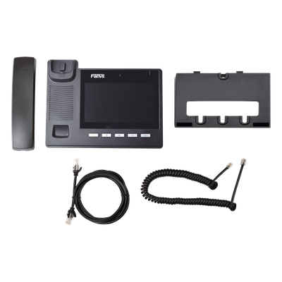 C600 - Fanvil Teléfono IP Ejecutivo Para 6 Líneas SIP con Video Conferencia HD720, Pantalla