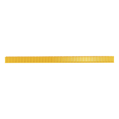 E4X4YL6 - Canaleta Ranurada de PVC sin Tapa, Fiber-Duct™, 4 in de Ancho, 4 in de Alto y 1828.8 mm de Largo, Color Amarillo