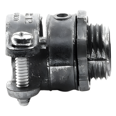 ANC-FXR-12 - Anclo Conector Recto para Tubo Flexible / 1/2" (13 mm) / Diámetro 27 mm ANC-FXR-12