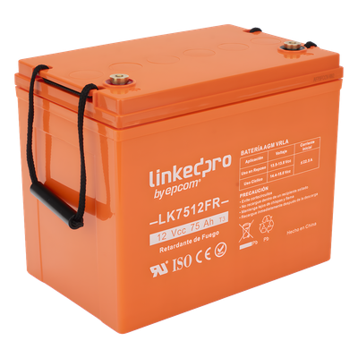 LK7512FR - Linkedpro By Epcom Batería de Respaldo AGM-VRLA / 12 V / 75 Ah LK7512FR