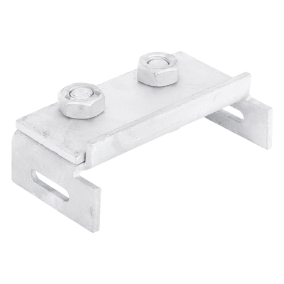 LP-HST - Herraje de Suspensión Tangente / Cable Figura 8 / Poste Concreto o Madera / Acero Galvanizado / Protección UV