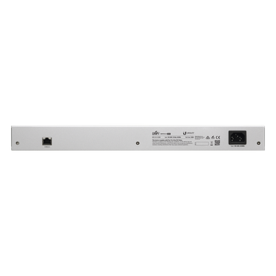 US-24-500W - Switch PoE UniFi capa 2 Administrable de 26 puertos Gigabit (24 eth PoE y 2 SFP) 802.3 af/at / Pasivo 24V, 500 Watts, throughput de 38.69 Mpps