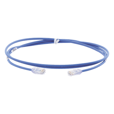 UTP28X6BU - Cable de Parcheo UTP Cat6A / 28AWG / CM-LSZH / 1.83 m (6 ft) / Azul