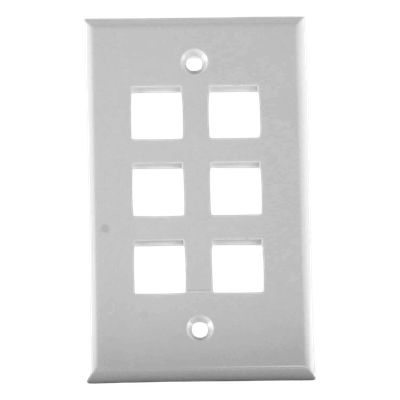 LP-FP-20 - Linkedpro By Epcom Placa de Pared / 6 Puertos / Keystone LP-FP-20