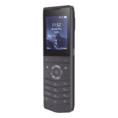 W611W - Teléfono IP Wi-Fi Portátil / Wi-Fi 6 Dual Banda / IP67 / Bluetooth 5.0 / Batería 1900 mAh / Pantalla 2.4''