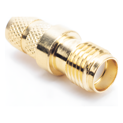 TT-SM-0023 - Conector RF / SMA Hembra Inverso / Anillo Plegable / Compatibilidad RG-8/X, LMR-240 / Oro/Oro/Teflón