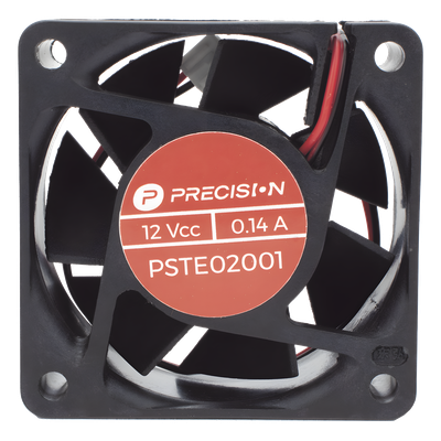 PST-E02-001 - Precision Ventilador Axial Anticondensante / 12 Vcc / 60x60x25 mm PST-E02-001