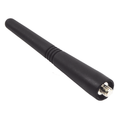 DEPR450 - Antena UHF Helicoidal / 400-470 MHz / Ganancia 0 dBd / Perfil Recortado 170 mm / Conector Rosca Monopolo / Omnidireccional Vertical