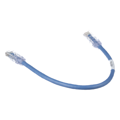 UTPSP1BUY - Cable de Parcheo UTP Cat6 / 24 AWG / CM / 0.3 m (1 ft) / Azul