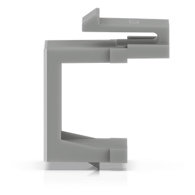 UACC-KEYSTONE-BLANK-INSERT-TH - Inserto Keystone Ciego Pasante / Snap-In / 12 Piezas / Gestión de Cableado / 6.3 x 14.6 x 18 mm