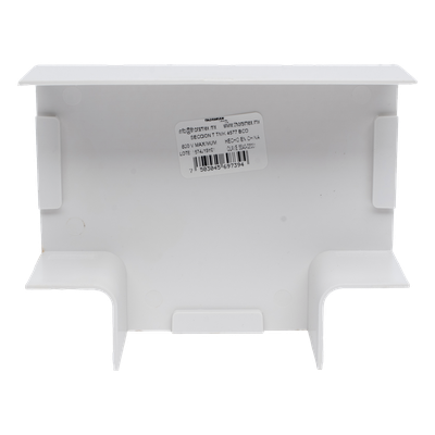 TMK-4577-T - Sección en T / PVC Auto Extinguible / Para Canaleta TMK-4577 / Resistente a UV / -5°C a +65°C
