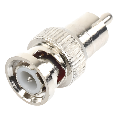 TT-RG-01 - Adaptador en Línea / BNC Macho a RCA Macho / 75 Ohm / 13.9x35 mm / RG-59 y RG-6