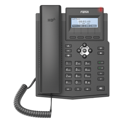 X1SG - Teléfono IP Empresarial / 2 Líneas SIP / Pantalla LCD 2.28" 128x48 / Audio HD Opus / Puertos Gigabit / PoE 802.3af / Conferencia 3 Vías / EHS Jabra