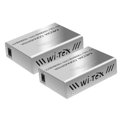 WIMC101G - Convertidor de Medios / Alcance 20 km / 1 Puerto SC/UPC 1000 Mbps / 1 Puerto RJ45 1000 Mbps / Longitud de Onda Tx 1310nm Rx 1550nm / Par A y B