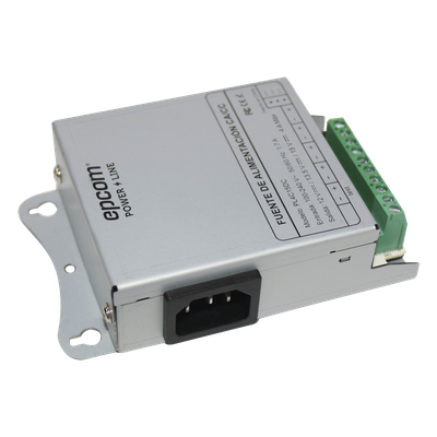 PL-4C-15DC - Epcom Powerline Fuente de Poder Metálica / 4 Canales / Voltaje Ajustable 12/13.5/15 Vcc