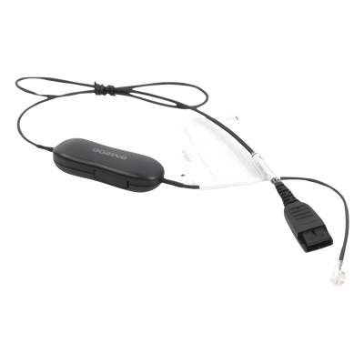 GN-1200-S - Jabra Cable Adaptador de Auricular / Conector QD a RJ-9 / 8 Configuraciones GN-1200-S