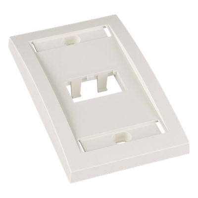 CFPE2IWY - Placa de Pared Vertical PANDUIT CFPE2IWY / 2 Puerto Mini-com / Blanco Hueso / Etiquetas