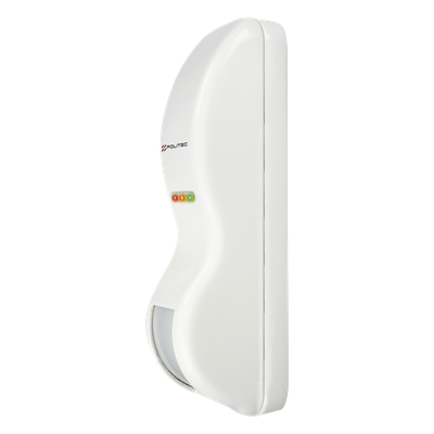 NATSENSOR - Politec Sensor de Doble Tecnología / Cobertura Cortina 1-12 m (3.3-39.4 ft) / PIR & Microondas