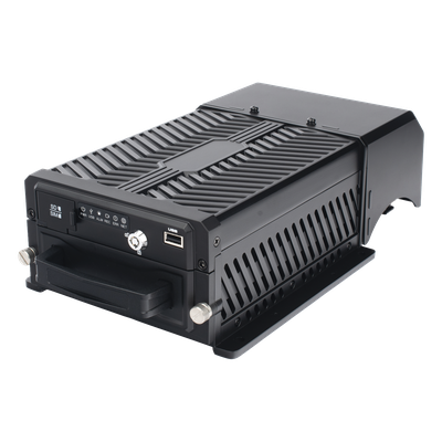 XMRX3NPRO - DVR Móvil / 8 Canales / 4 AHD 2 Megapixel + 4 IP / H.265 / Almacenamiento HDD y SSD M.2 / 4G / Wi-Fi / GPS / -40 a 70°C (-40 a 158°F)