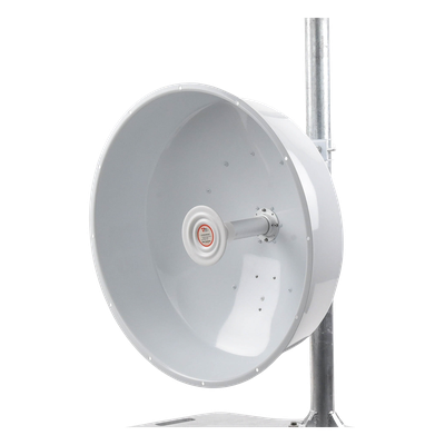 TXP-4965-30PB2-KIT - Antena direccional de alta resistencia, Ganancia 30 dBi, (4.9 -6.5 GHz), Plato hondo para mayor inmunidad al ruido, Conectores N-Hembra, Montaje y radomo incluido