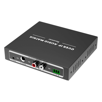 TTMOIPARX - Receptor de Audio sobre IP / PCM 2.0 / Transmisión 120 m (393.7 ft) / Matriz 256x256 / Múltiples Interfaces Analógicas / Protección ESD / Bajo Consumo ≤2 W