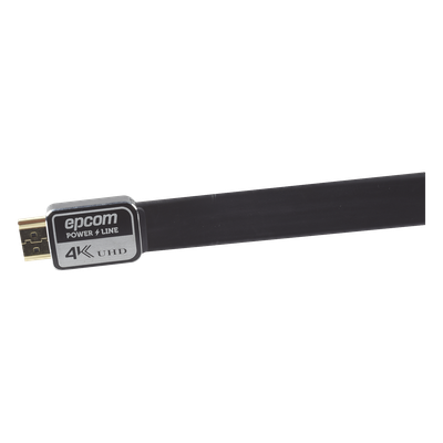PHDMI1.8M - Epcom Powerline Cable HDMI Plano / 4K Ultra HD / 1.8 m (5.90 ft) PHDMI1.8M