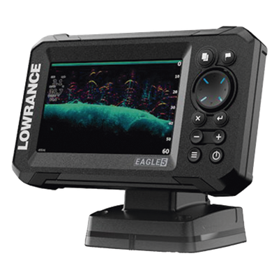 000-16310-001 - Eagle-5 ecosonda en pantalla horizontal IPS de 5 pulgadas, incluye transductor skimmer 50/200 kHz
