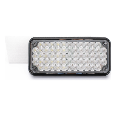 XLTE295RW - Luz de Advertencia LED / 7x3" / Bicolor Rojo/Claro / 66 LEDs / 12 VCC / 10 Patrones de Destello / Montaje Permanente