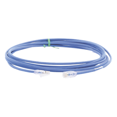 UTP28X12BU - Cable de Parcheo UTP / Cat6A / 28AWG / CM-LSZH / 12 Pies (3.66 m) / Azul