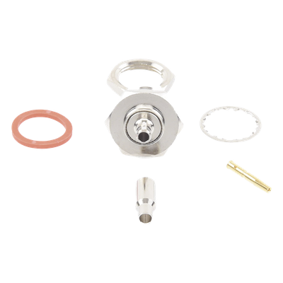 RFT-1212-B - Rf Industries,Ltd Conector TNC Hembra / Montaje Chasis Tipo D Plano / Anillo Plegable