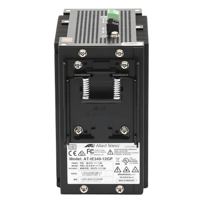 AT-IE340-12GP-980 - Allied Telesis Switch Industrial PoE+ / Capa 3 / 8 Puertos Gigabit AT-IE340-12GP-980
