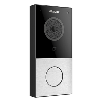 E12W - Akuvox E12W Gris IP65 Plástico Pared MicroSD (TransFlash) -36 dB
