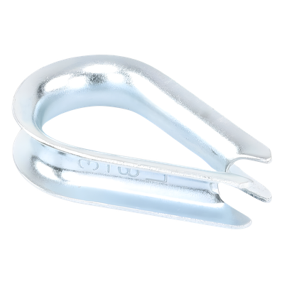 CUELLO-38-HDG - Syscom Towers Guardacabo para Cable de Acero / 3/8" (9.5 mm) / Resistencia 4900 kg