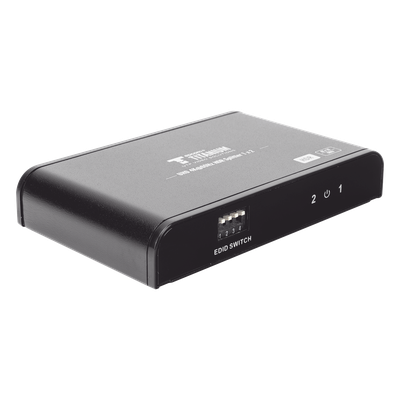 TT312HDR-V2.0 - Divisor (Splitter) HDMI 4K de 1 Entrada a 2 Salidas (Simultaneas) / Soporta 4K×2K / Ajuste de resoluciones EDID / HDR / HDMI 2.0 / HDCP 2.2 / Soporta formatos de Audio Dolby Digital / Longitud del cable de entrada y salida ≤10m.