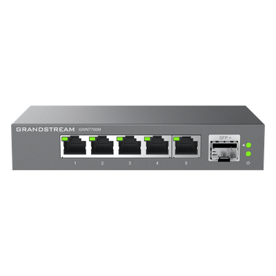 GWN7700M - Grandstream Networks GWN7700M dispositivo de redes No administrado 2.5G Ethernet (100/1000/2500) Negro