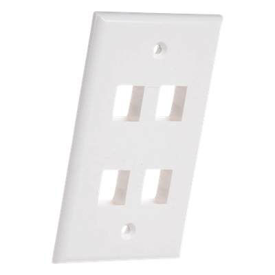 LP-FP-19 - Linkedpro By Epcom Placa de Pared / 4 Puertos Keystone / Montaje Vertical LP-FP-19